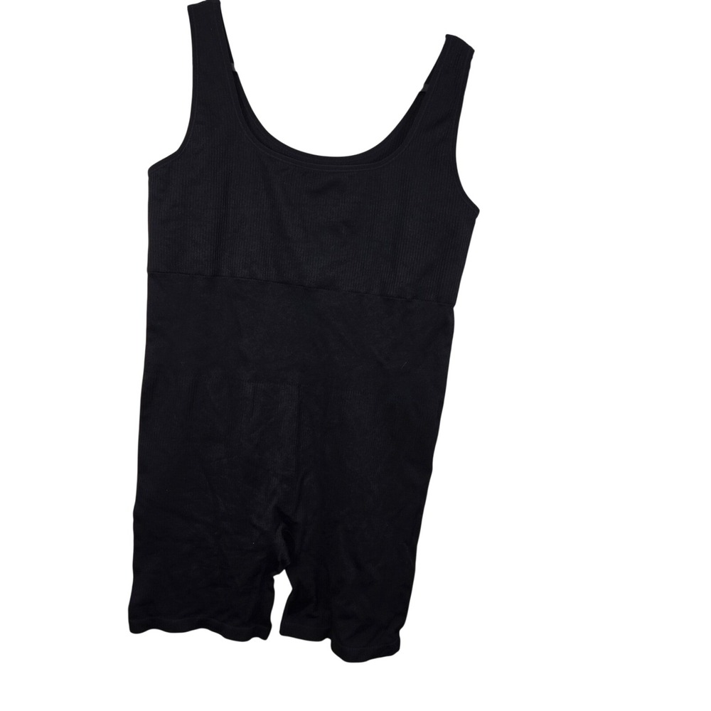 Torrid Black Seamless Shaping Bodysuit Tank Mid Thigh Shaper Plus Size 4 4X